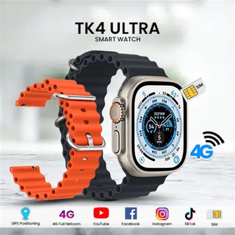 sim card smart watch price in pakistan|Tk4 Ultra 4G (Android+ SIM) Smart Watch 4/64 GB With Dual Starp.